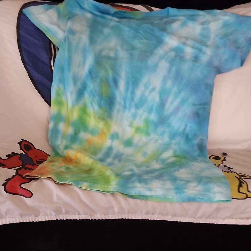 Colorful Tie-Dye Kids Short Sleeve Tee